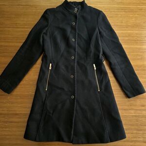 Reiss Cotton Coat Military Style Tailored XS, With Snaps, Lined